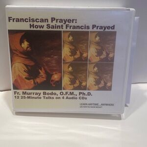 “Franciscan Prayer: How St. Francis Prayed,” 4 Audio CD’s in original ca…